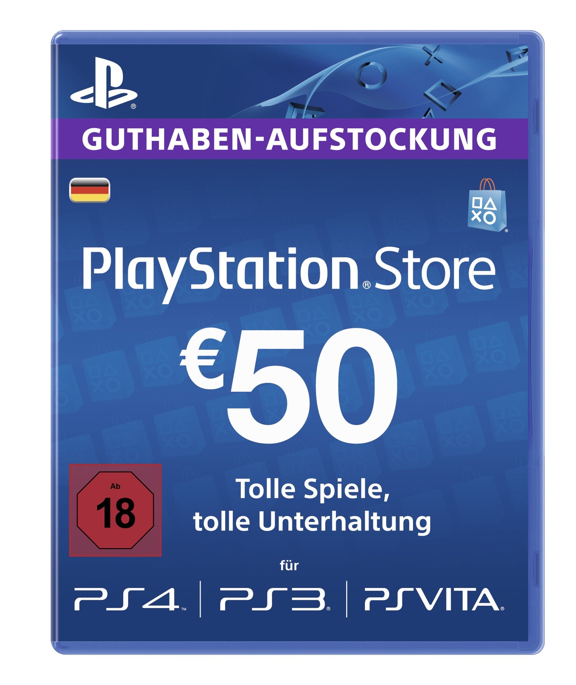 PlayStation Live Card EUR 50 (für deutsche SEN-Konten) PC