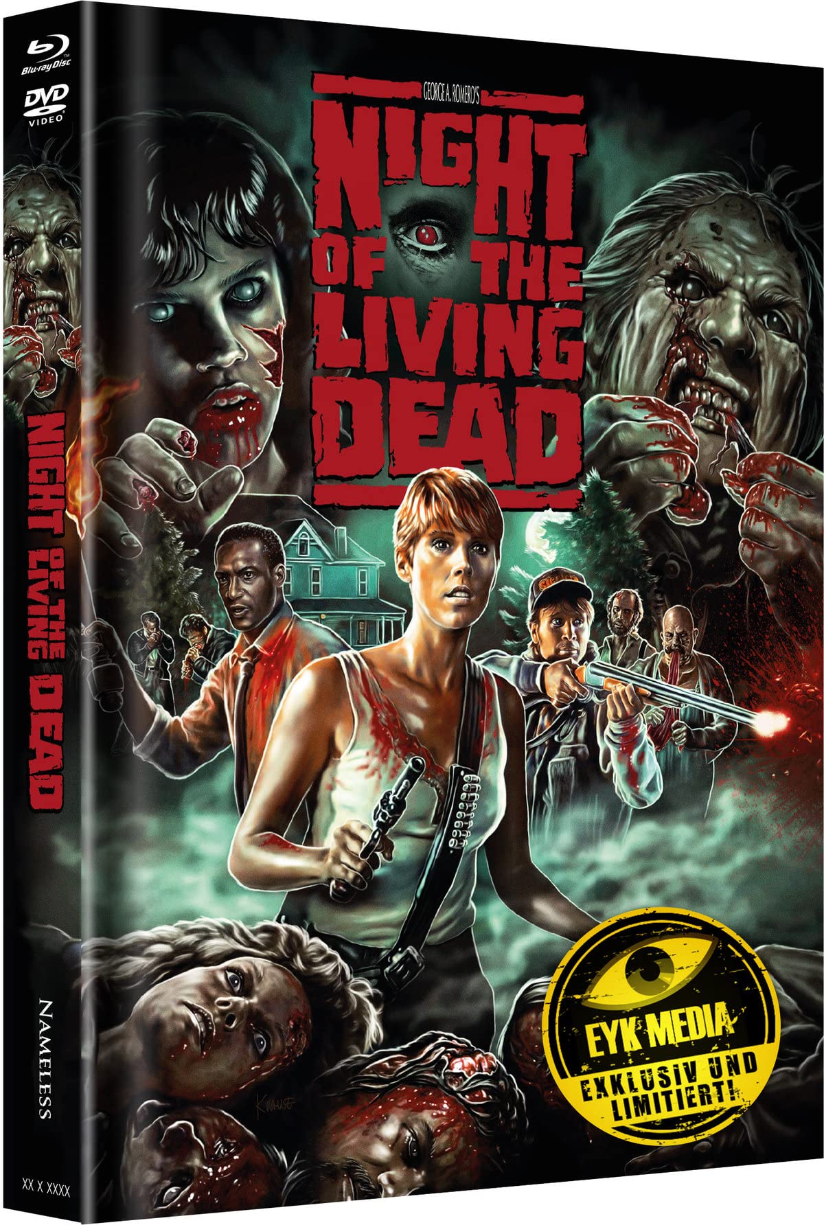 Night of the living dead - Mediabook - Limited Edition auf 500 Stück - Cover H wattiert (+ DVD) Movies