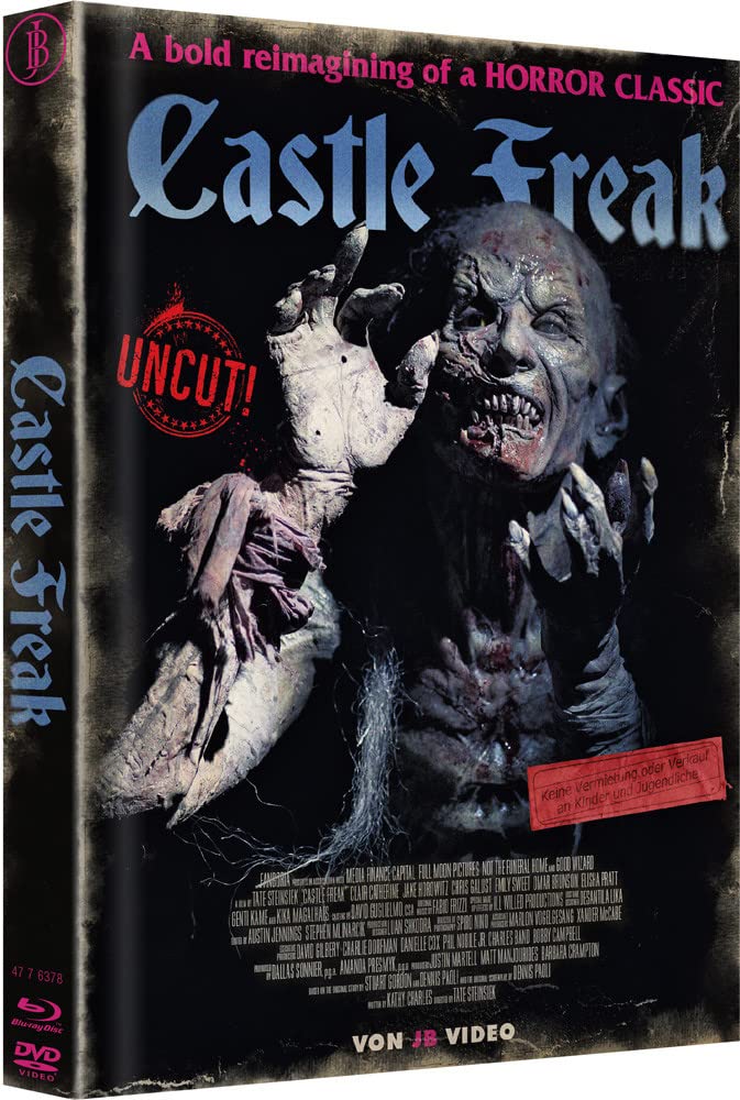 Castle Freak - Mediabook - Cover C - RETRO - Artwork Cover - Limited Edition auf 333 Stück (+ DVD) Movies