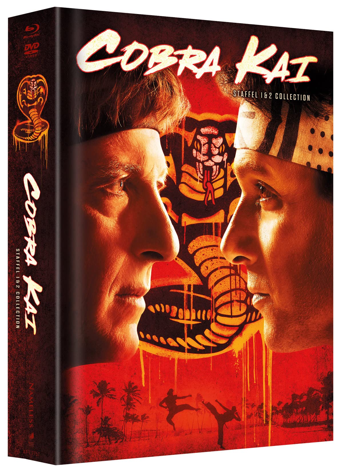 Cobra Kai - Staffel 1 & 2 - Mediabook - Limited Edition auf 500 Stück - 8 Disc-Edition (+ 4 DVDs) Films
