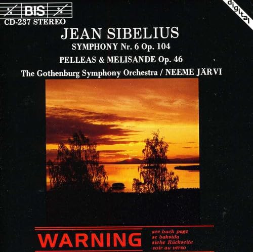 Sibelius: Symphony No.6 etc. - GSO/Järvi - Gesamtedition Vol. 4 Classical