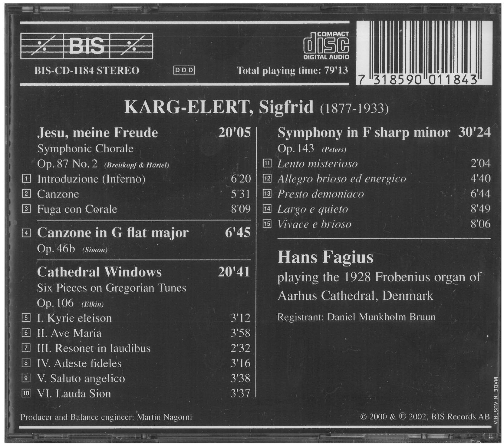 Cathedral Windows/+Symphonie Fis-moll Classical