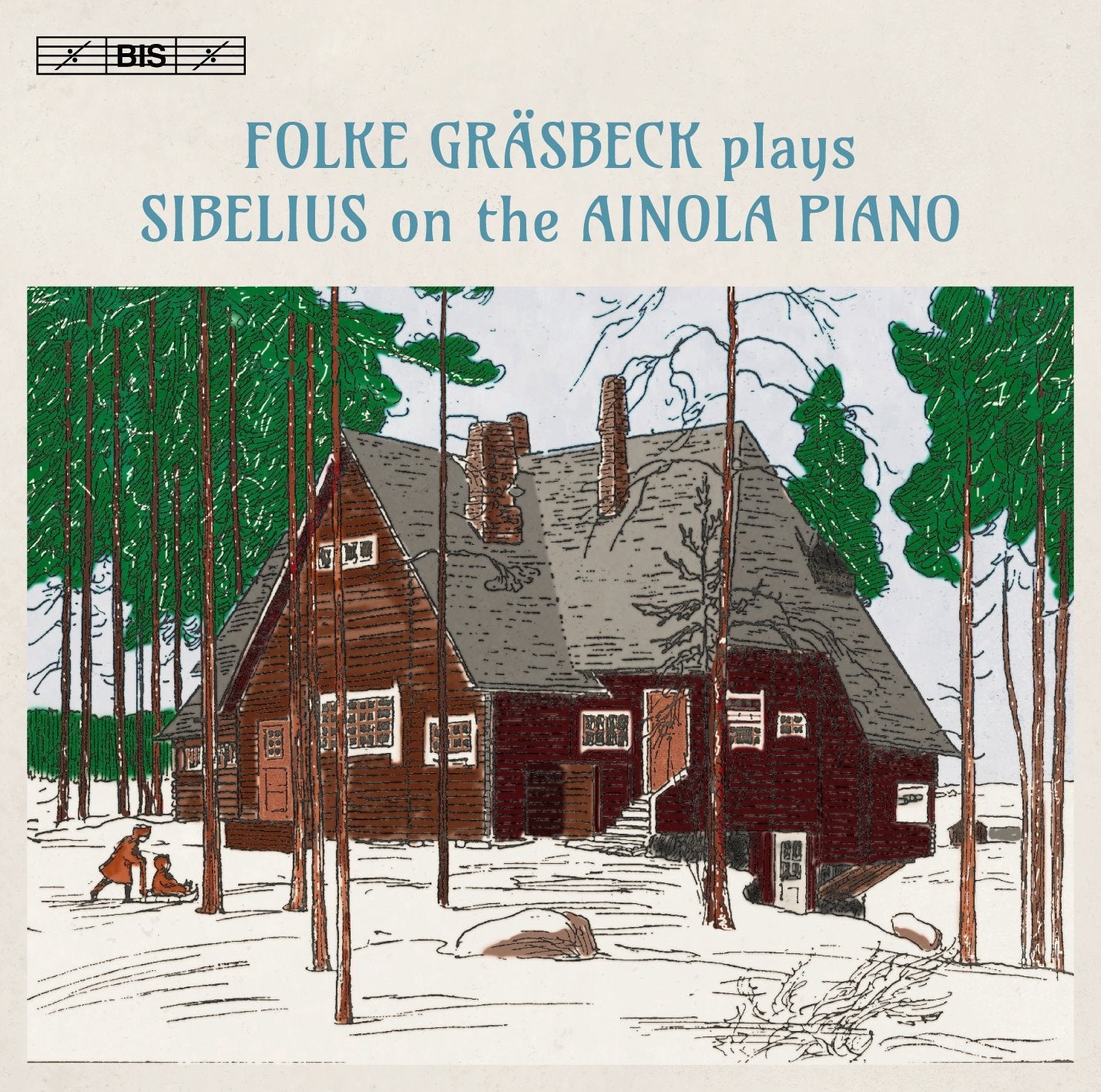 Sibelius gespielt am Klavier in Ainola Classical