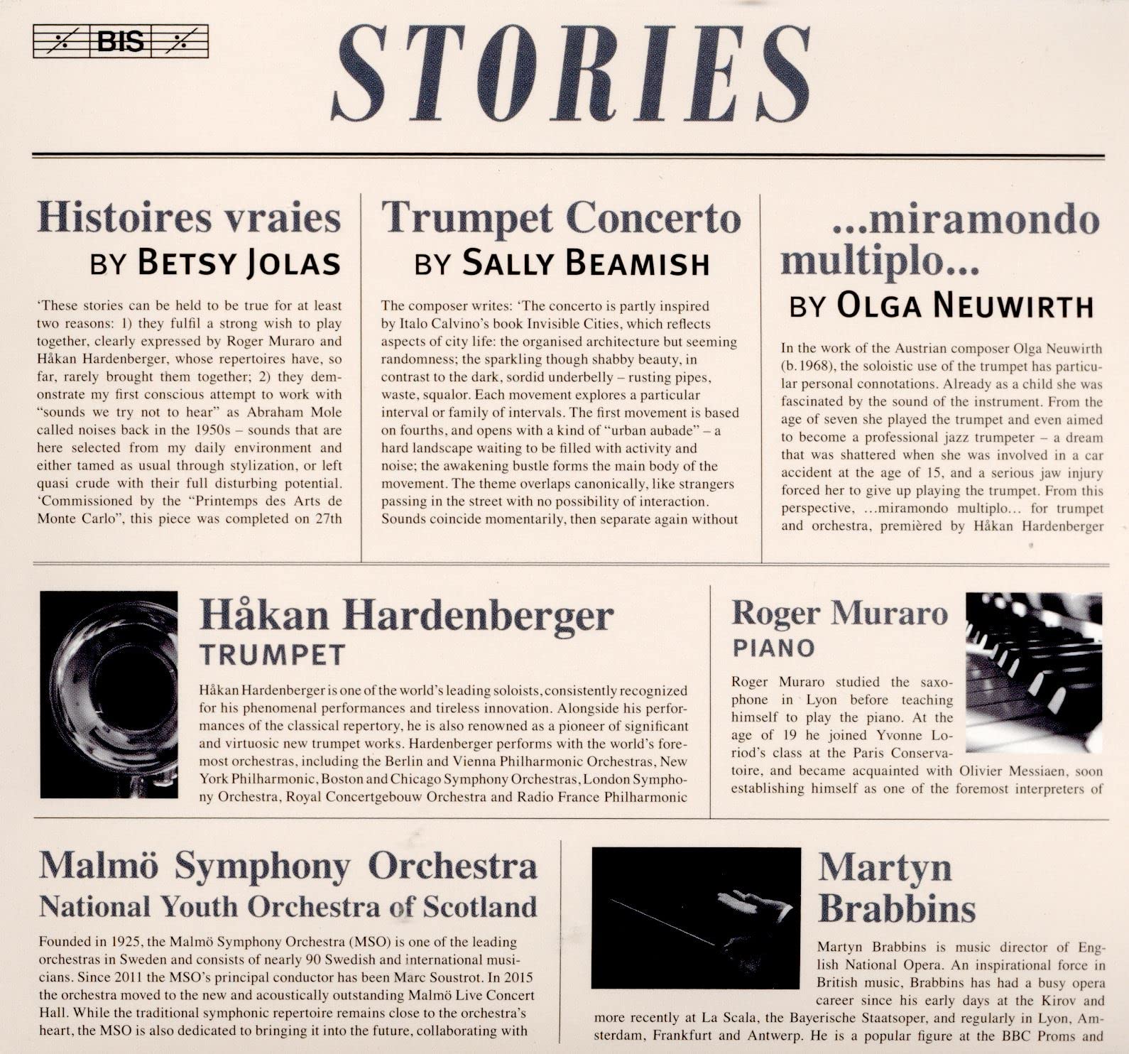 Stories für Trompete und Orchester Classical