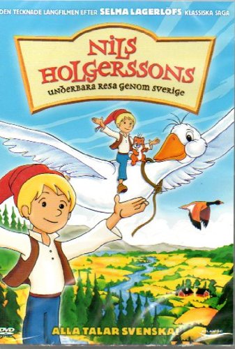 DVD Nils Holgersson SCHWEDISCH:Underbara Resa Genom Sverige (Zeichentrick) Selma Lagerlöf Movies