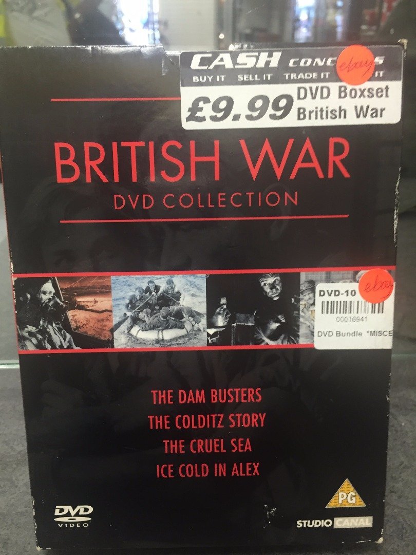 The British War DVD Collection: The Dam Busters / The Colditz Story / Cruel Sea / Ice Cold in Alex Films