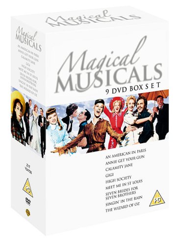 Magical Musicals Collection - (Annie Get Your Gun / Seven Brides For Seven Brothers / Singin In The Rain / Gigi / Wizard of Oz / Calamity Jane / High Society / Meet Me In St Louis / American In Paris) Movies
