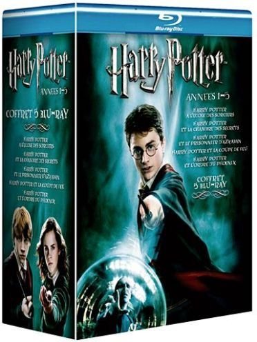 Coffret Harry Potter : Années 1 à 5 - 5 Blu-ray dvd