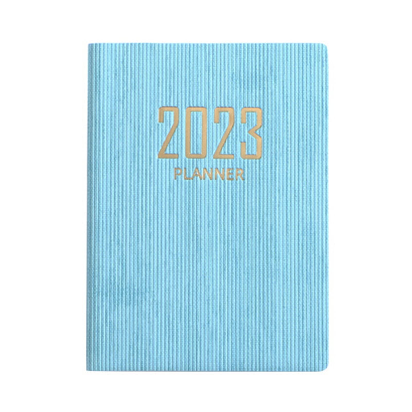 Tainrunse Tagesplan-Notizbuch, tragbar, Wochenplaner, Notizbücher, Mehrzweck, staubdicht, Himmelblau Books