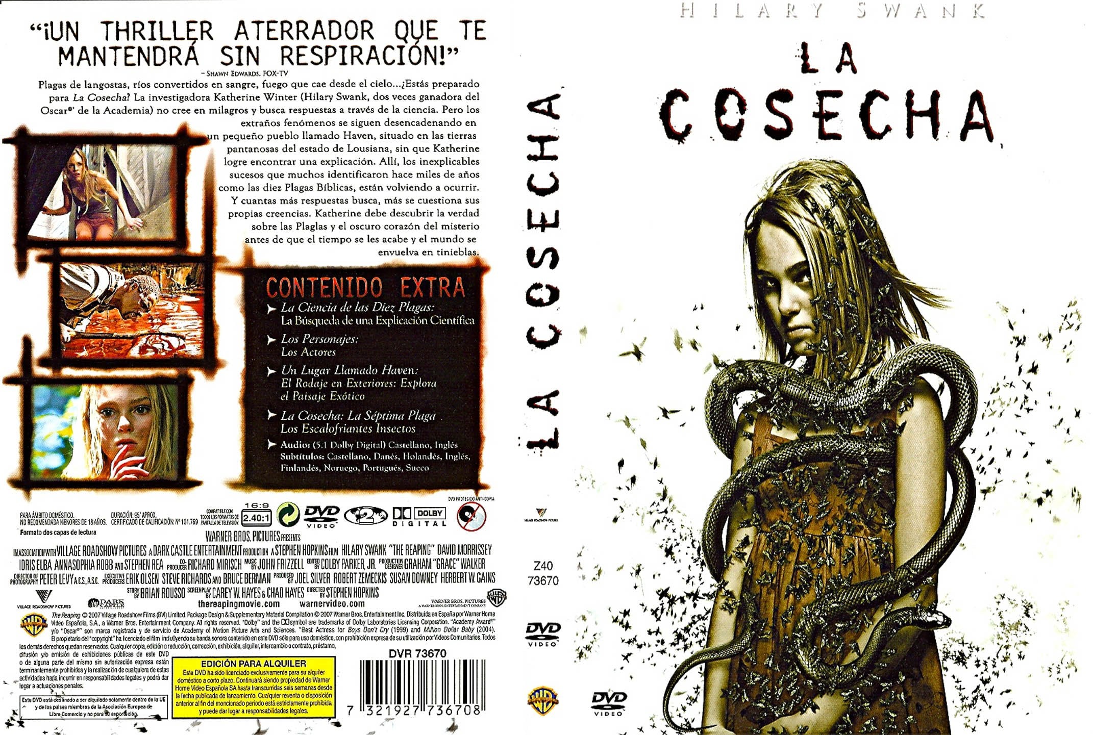 La Cosecha (Import Dvd) (2007) Hilary Swank; William Ragsdale; Idris Elba; Ste Films