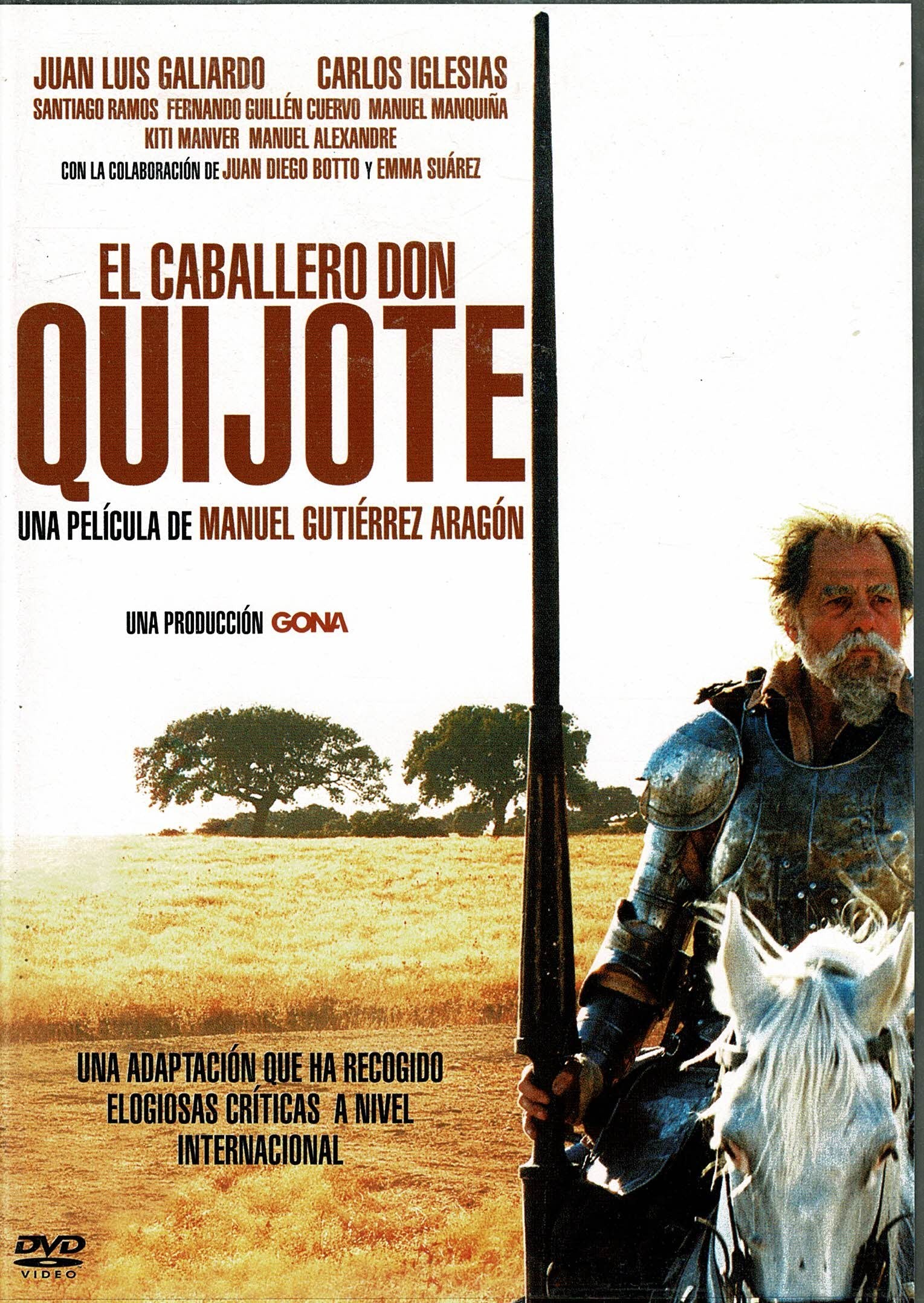 El Caballero don quijote ***DVD*** dvd