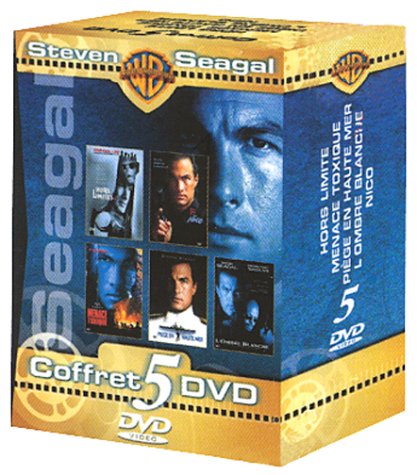 Coffret Steven Seagal 5 DVD : Hors limites / Menace Toxique / Piège en haute Mer / L'Ombre blanche / Nico Movies