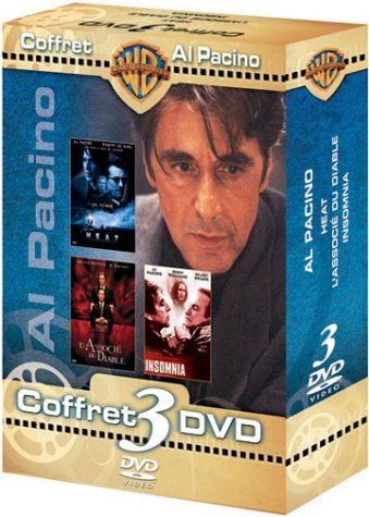 Coffret Al Pacino 3 DVD : Heat / L'Associé du Diable / Insomnia dvd