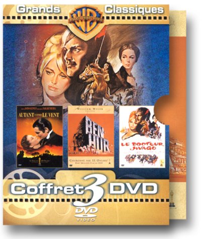 Coffret Grands classiques 3 DVD : Autant en emporte le vent / Le Docteur Jivago / Ben-Hur Films