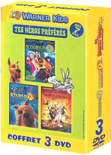 Coffret Tes héros préférés 3 DVD : Scooby-Doo 1 & 2 / Les Looney Tunes passent à l'action Films
