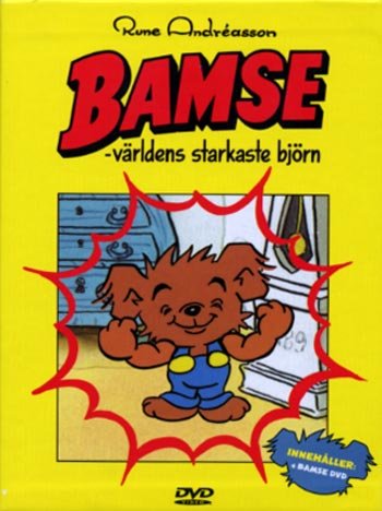 BAMSE DVD BOX (4-Disc) Världens starkaste björn, Lille-Skutt, Skalman Films