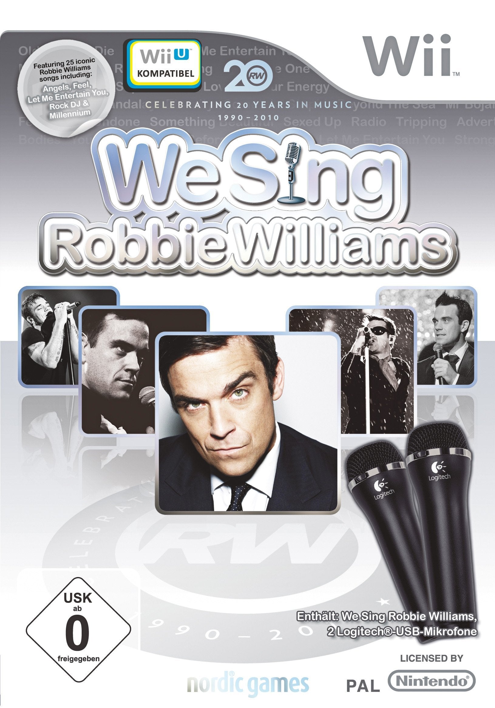 We Sing - Robbie Williams inkl. 2 Mikrofone Wii