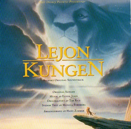 CD König Der Löwen SCHWEDISCH/SWEDISH Lejonkungen Music