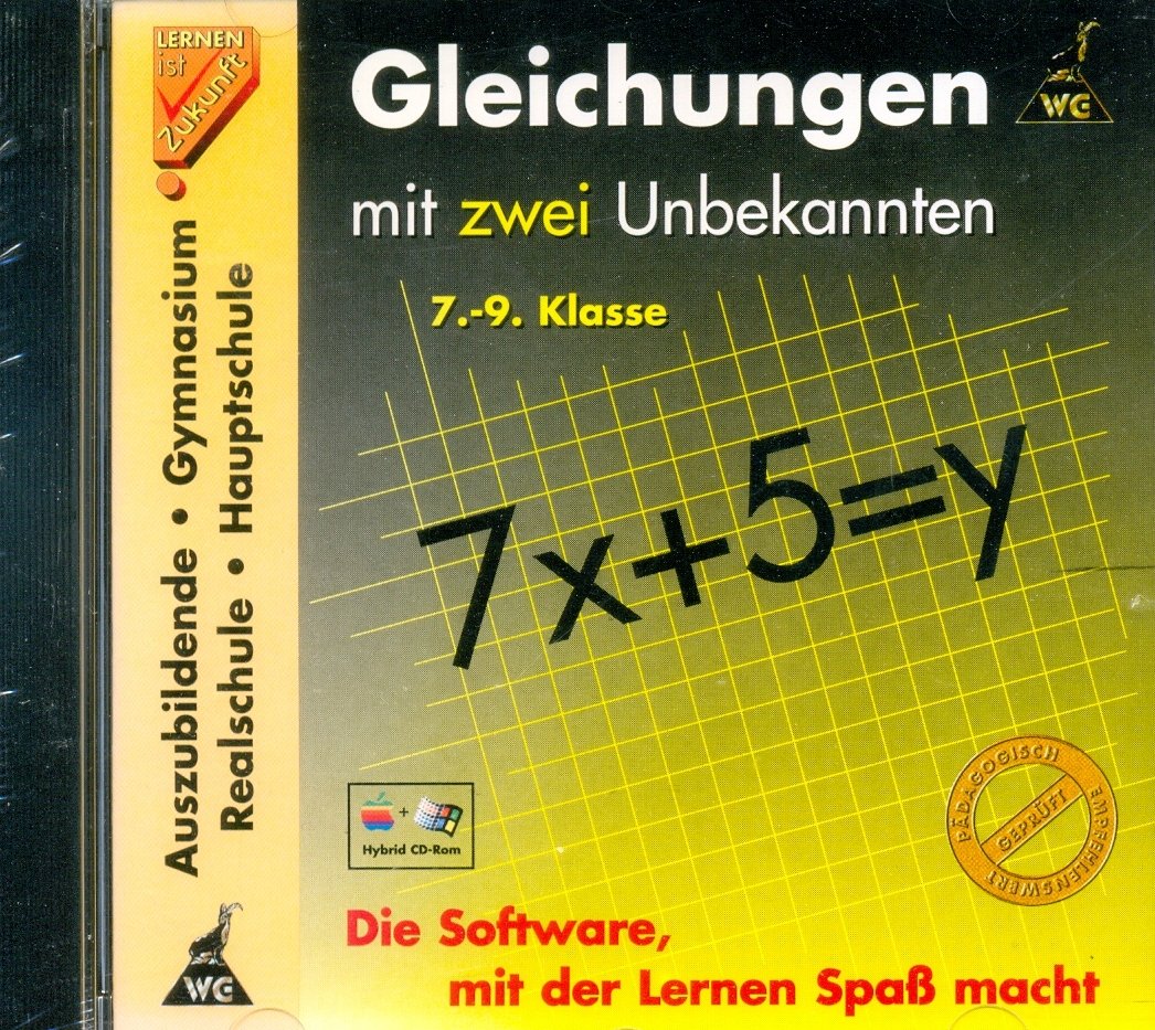 Gleichungen mit zwei Unbekannten - Lernen ist Zukunft! Learning