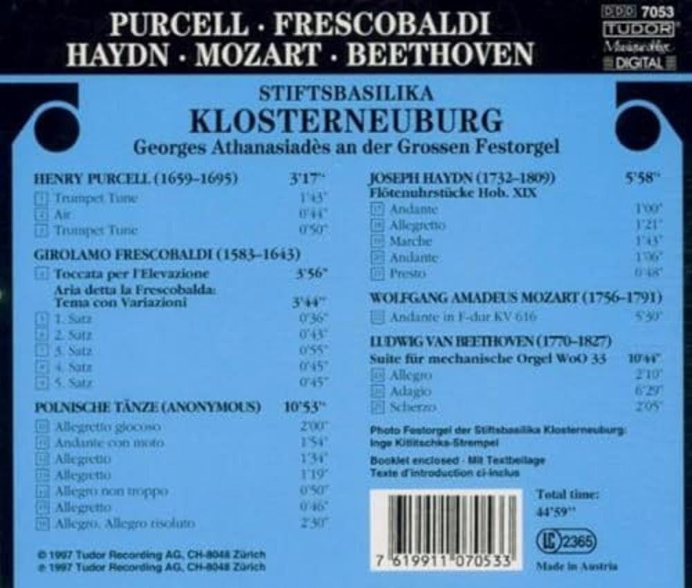 Portrait Orgel Klosterneuburg Classical