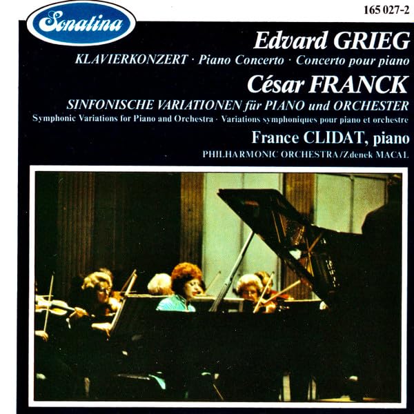 France Clidat,Piano : Klavierkonzert/Sinfonische Variationen CD cd
