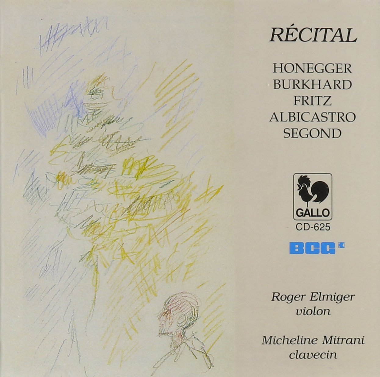 Micheline Mitrani Roger Elmiger - Recital Violon-Clavecin (Oeuvres De Classical