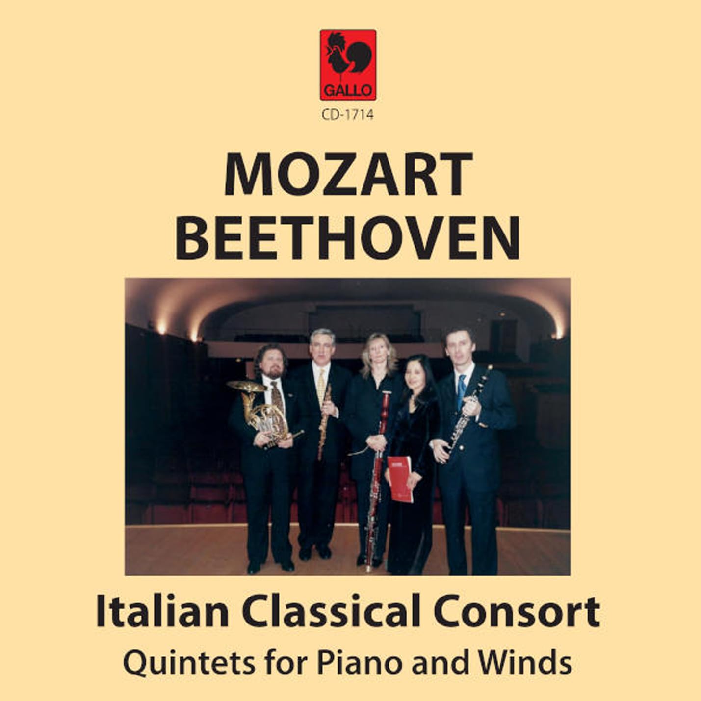 Mozart – Beethoven: Quintets for Piano and Winds cd