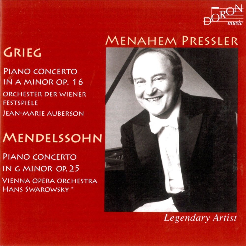 Menahem Pressler spielt Grieg und Mendelssohn cd