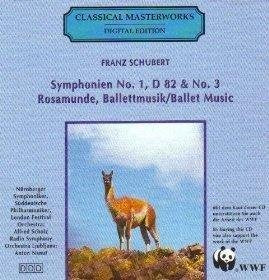 Product Image: Symphonien No. 1, D82 & 3