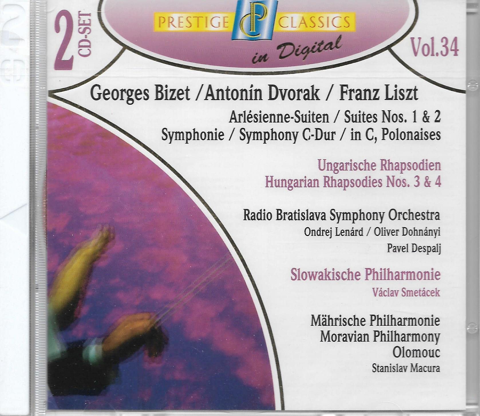 Georges Bizet / Antonin Dvorak / Franz Liszt - Arlesienne-Suiten 1 & 2 / Symphonie in C, Polonaises / Ungarische Rhapsodien World Music