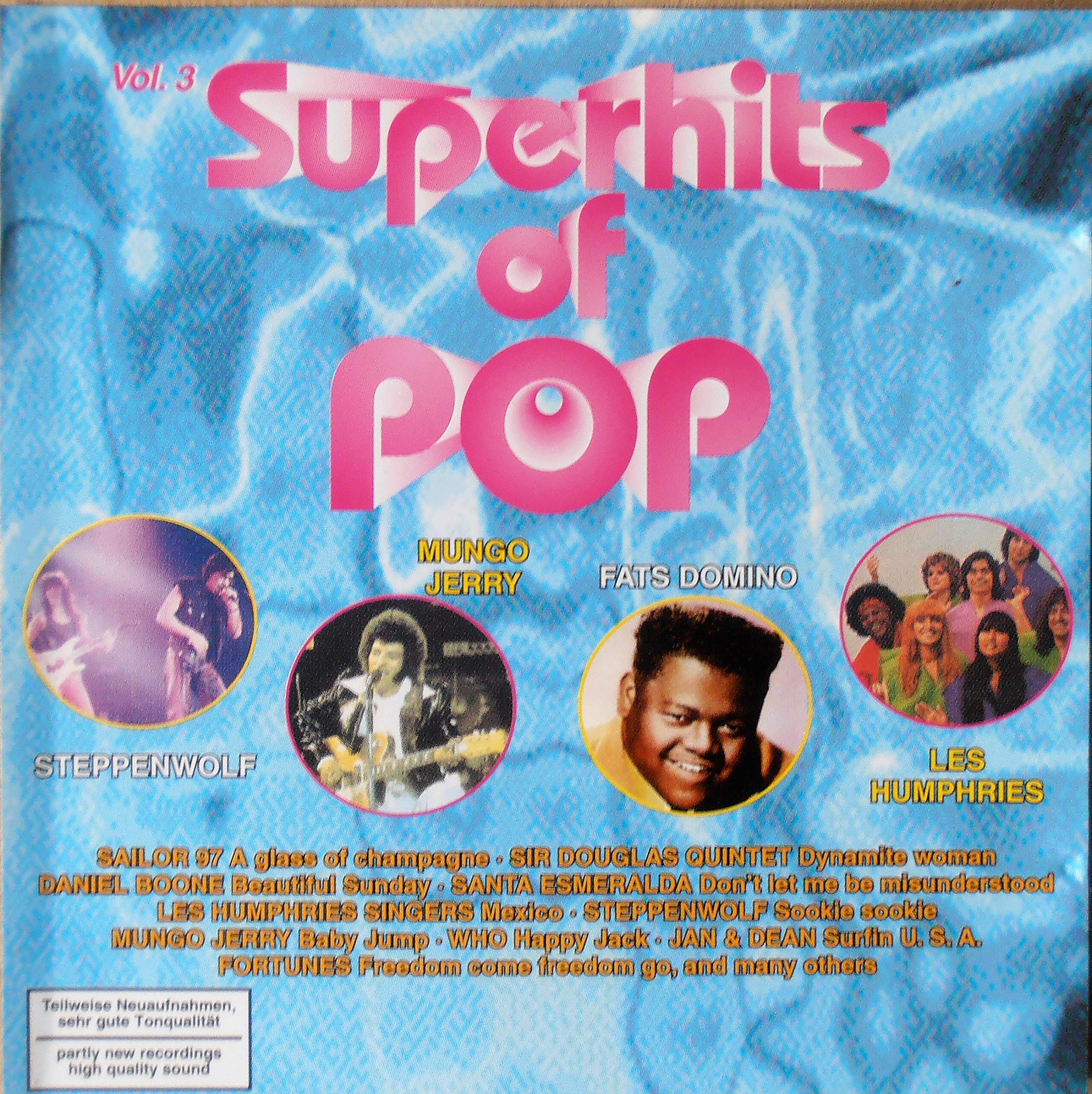 Steppenwolf, Mungo Jerry, Fats Domino, Les Humphries Music