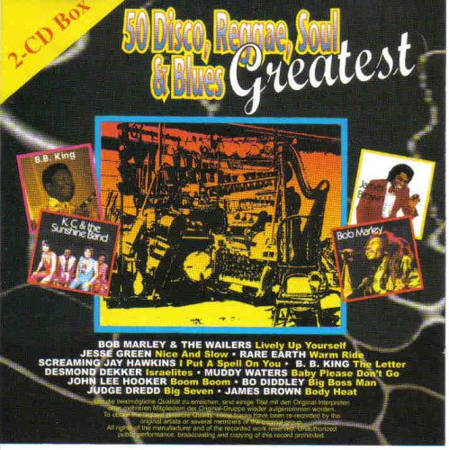 Product Image: 50 Disco, Reggae, Soul & Blues Greatest (Doppel CD).