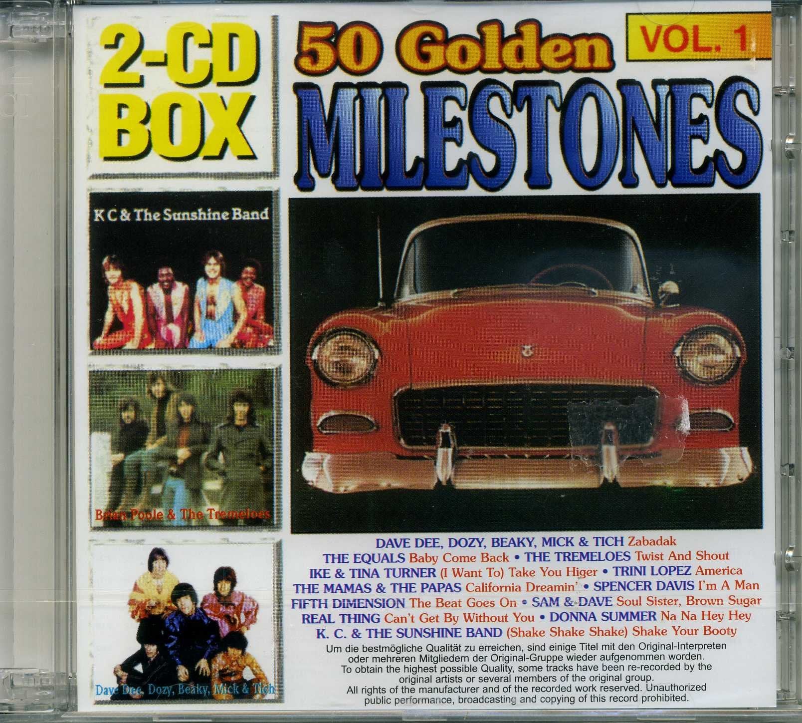 50 Golden Milestones Vol.1 Audio Music 2CD NEW Music