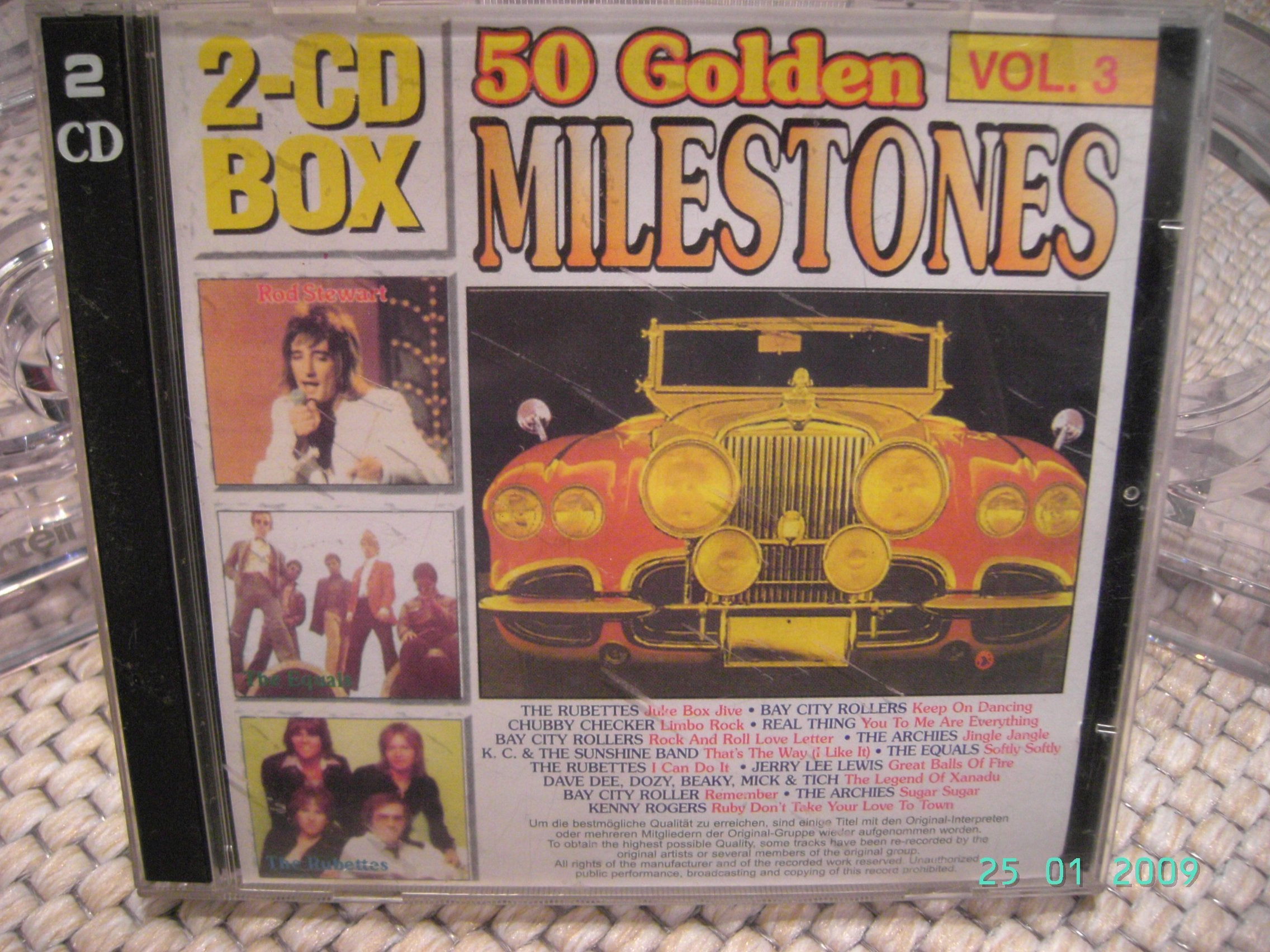 50 Golden Milestones Vol.3 Audio Music 2CD NEW Music
