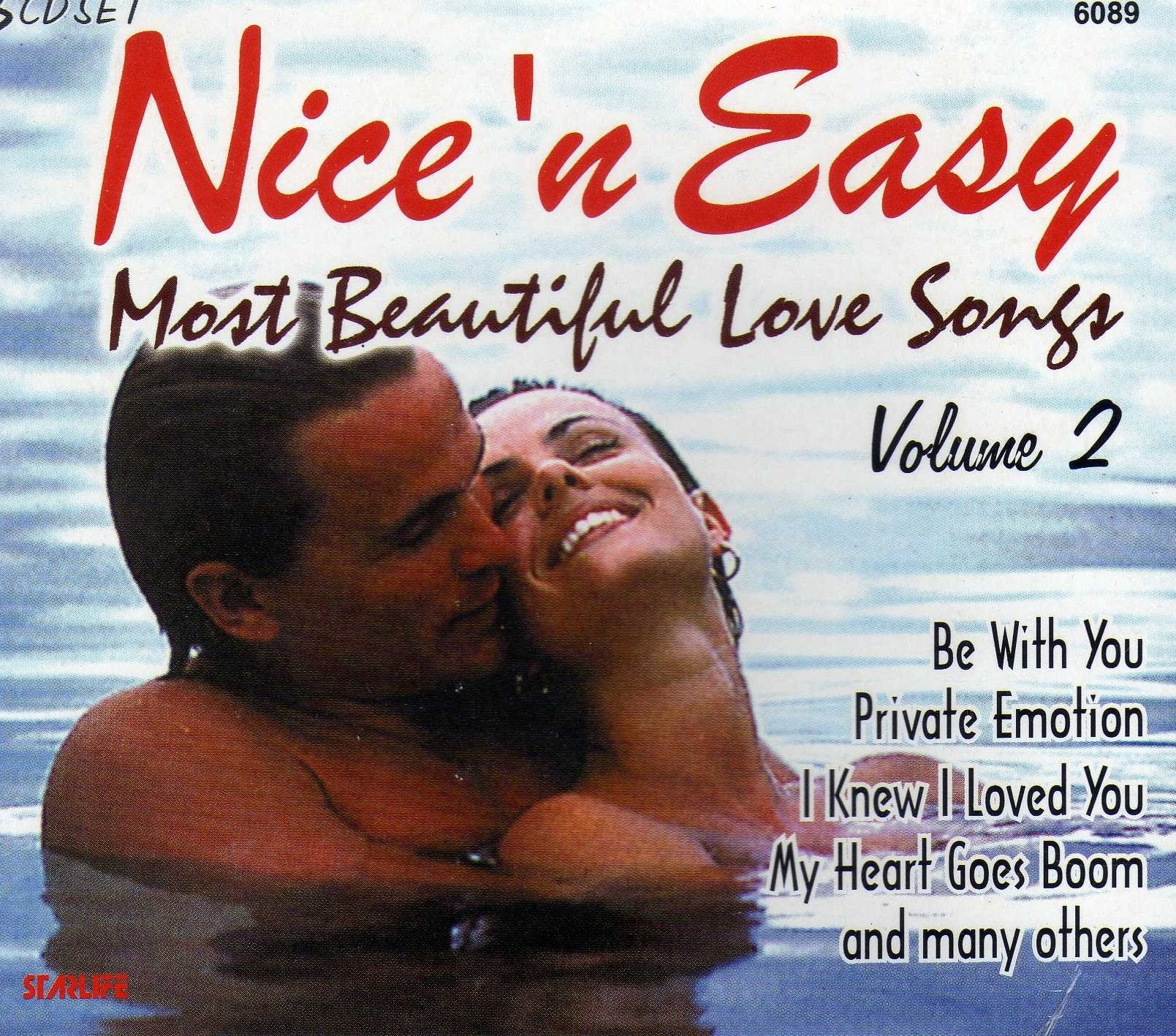Nice'n Easy Most Beautiful Love Songs Vol. 2 - 3er CD-Box Music