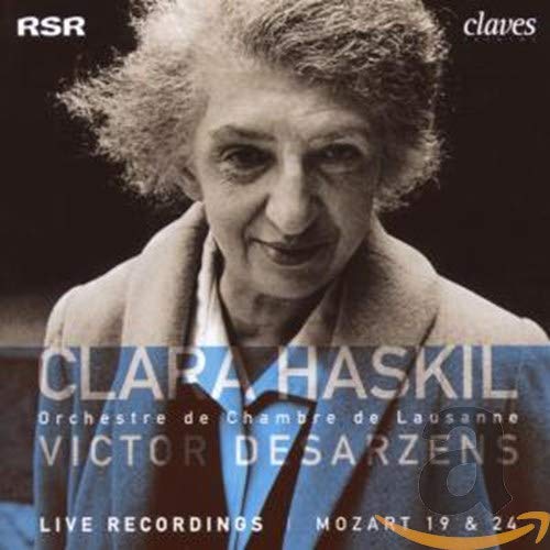 Mozart : Clara Haskil &Victor Desarzens Live cd