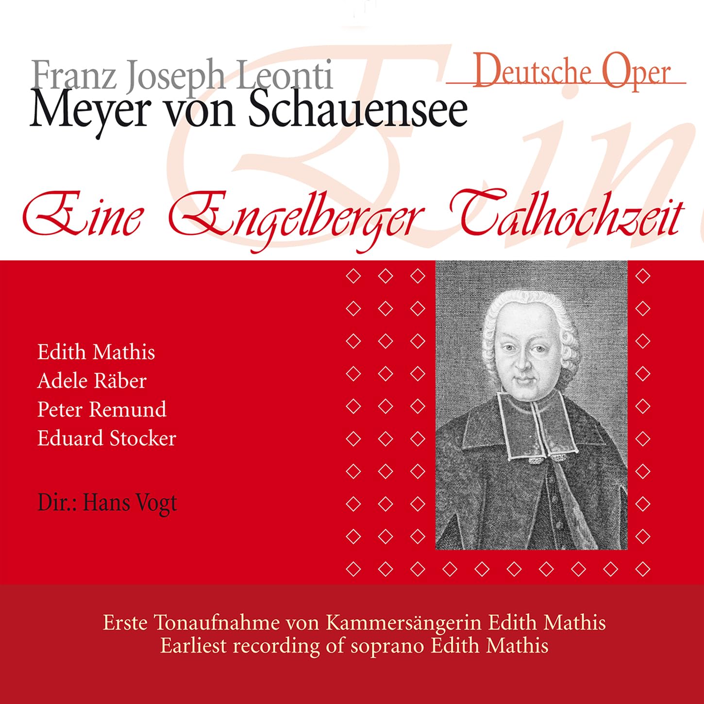 Franz Joseph Leonti Meyer von Schauensee: Eine Engelberger Talhochzeit (Erstveröffentlichung) - Modetorheiten World Music