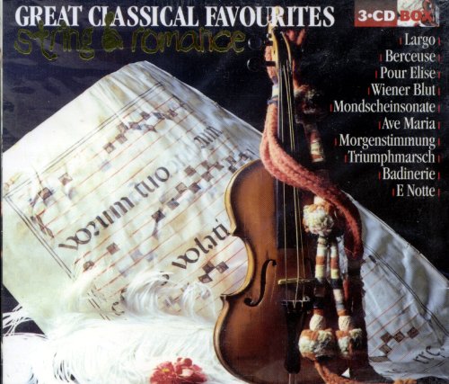 3 CD Box Great Classical Favourites String & Romance Music