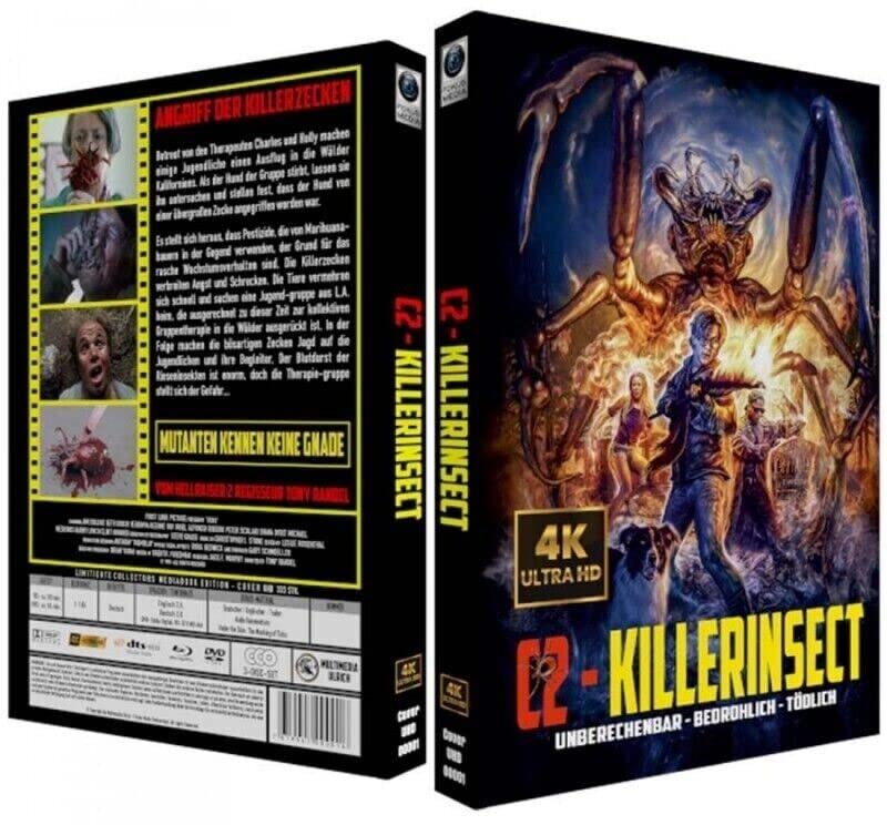 C2 - Killerinsect – 4K Mediabook C - UHD + Blu-ray Disc + DVD Limited 333er Edition Films