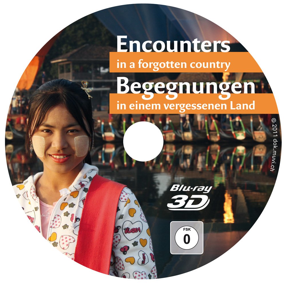 Myanmar, Burma (3D+2D Blu-ray): Faszinierende Reise in 3D: «BEGEGNUNGEN in einem vergessenen Land» Vers: Deutsch und English Movies