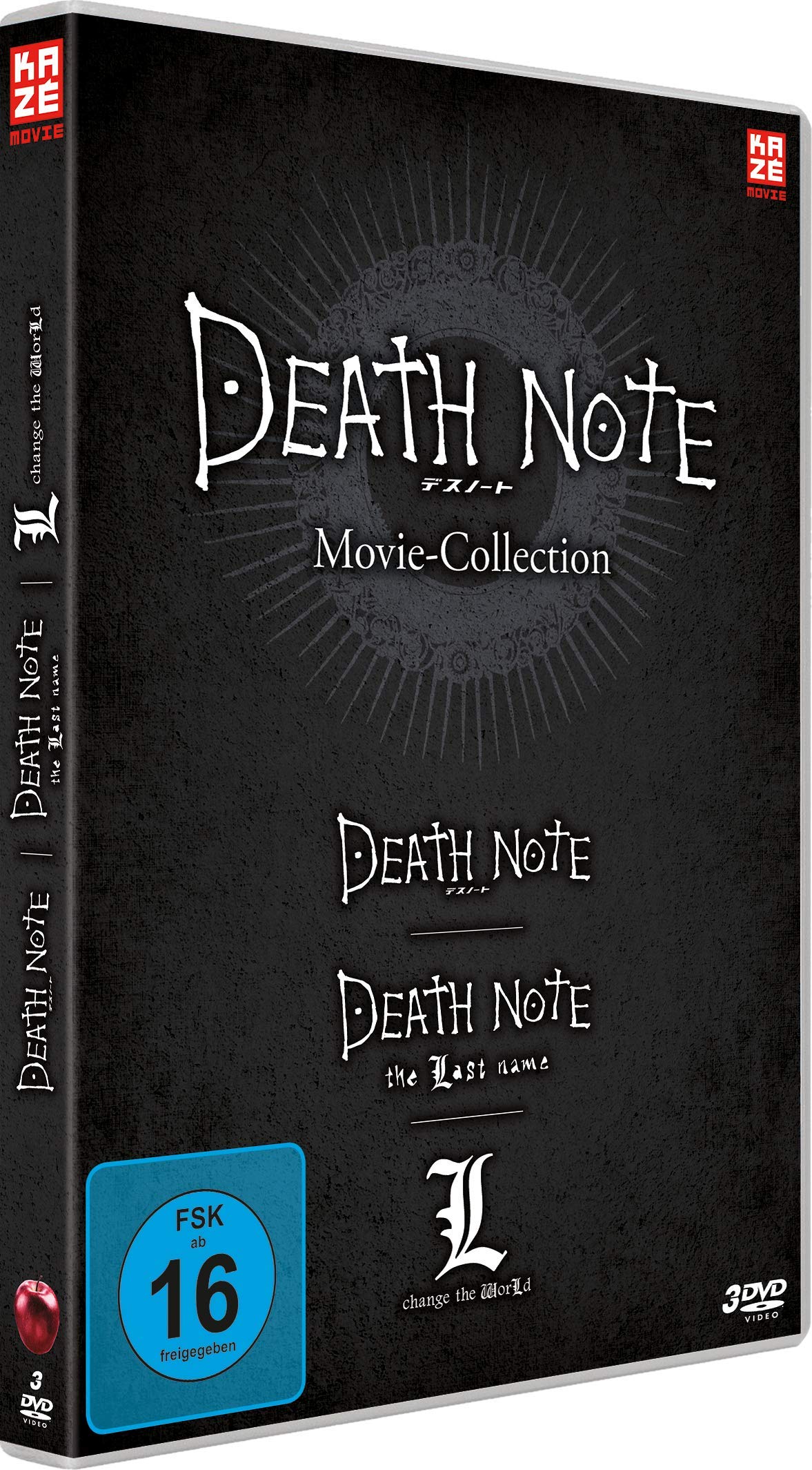 Death Note Movies 1-3: Death Note, The Last Name, L-Change the World Movies