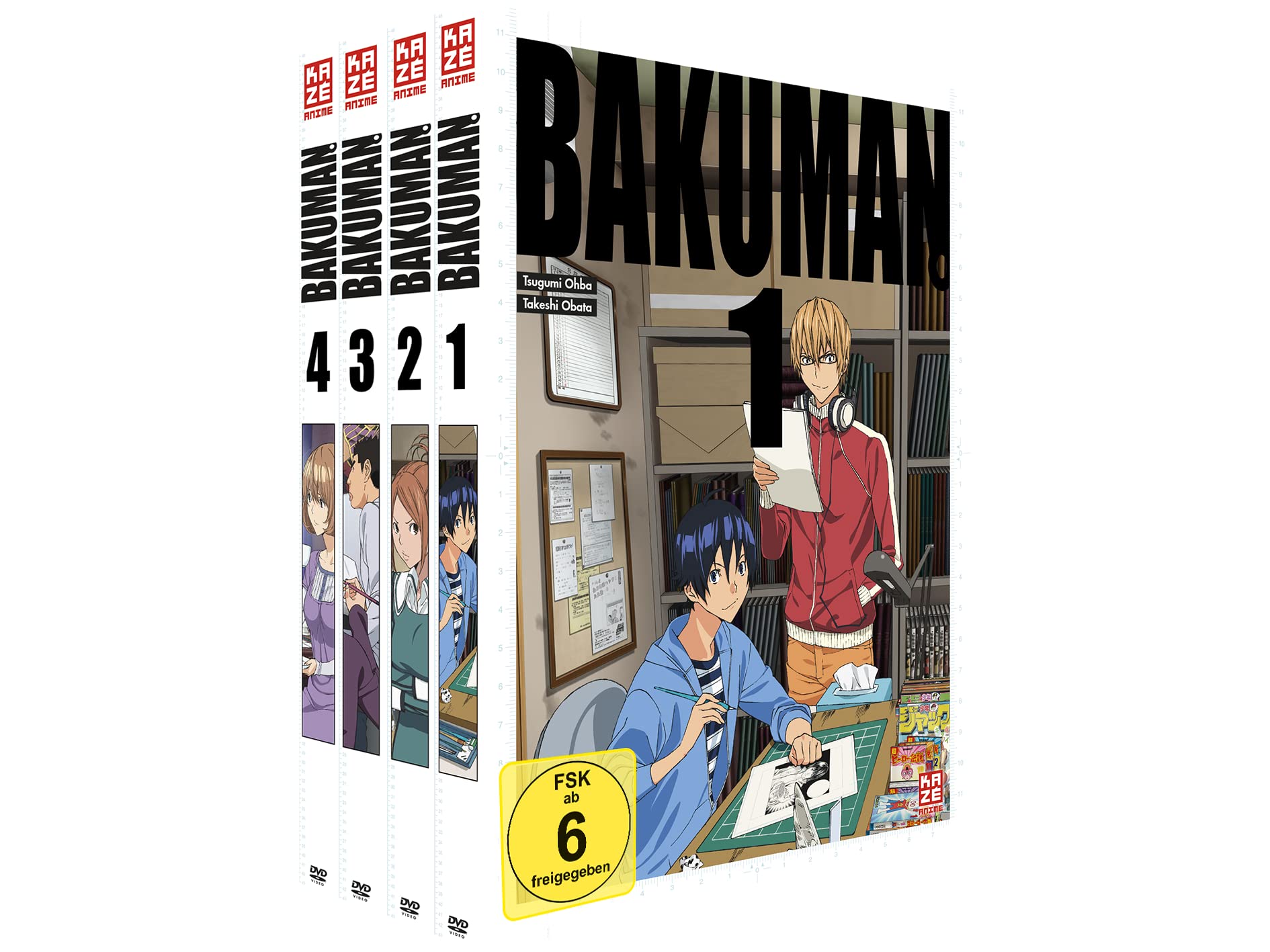 Bakuman - Staffel 1 - Gesamtausgabe - Bundle - Vol. 1-4 - Films