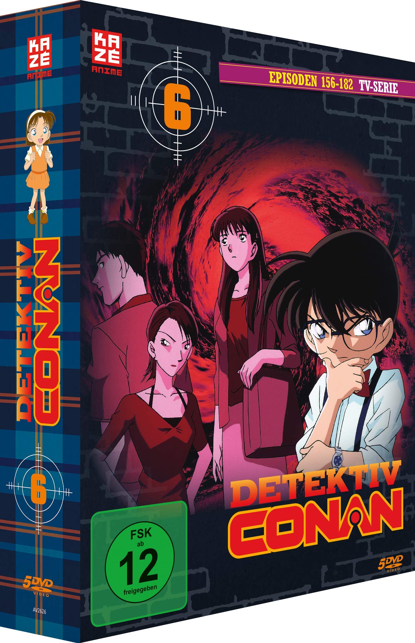Detektiv Conan - TV-Serie - DVD Box 6 (Episoden 156-182) (5 DVDs) Movies