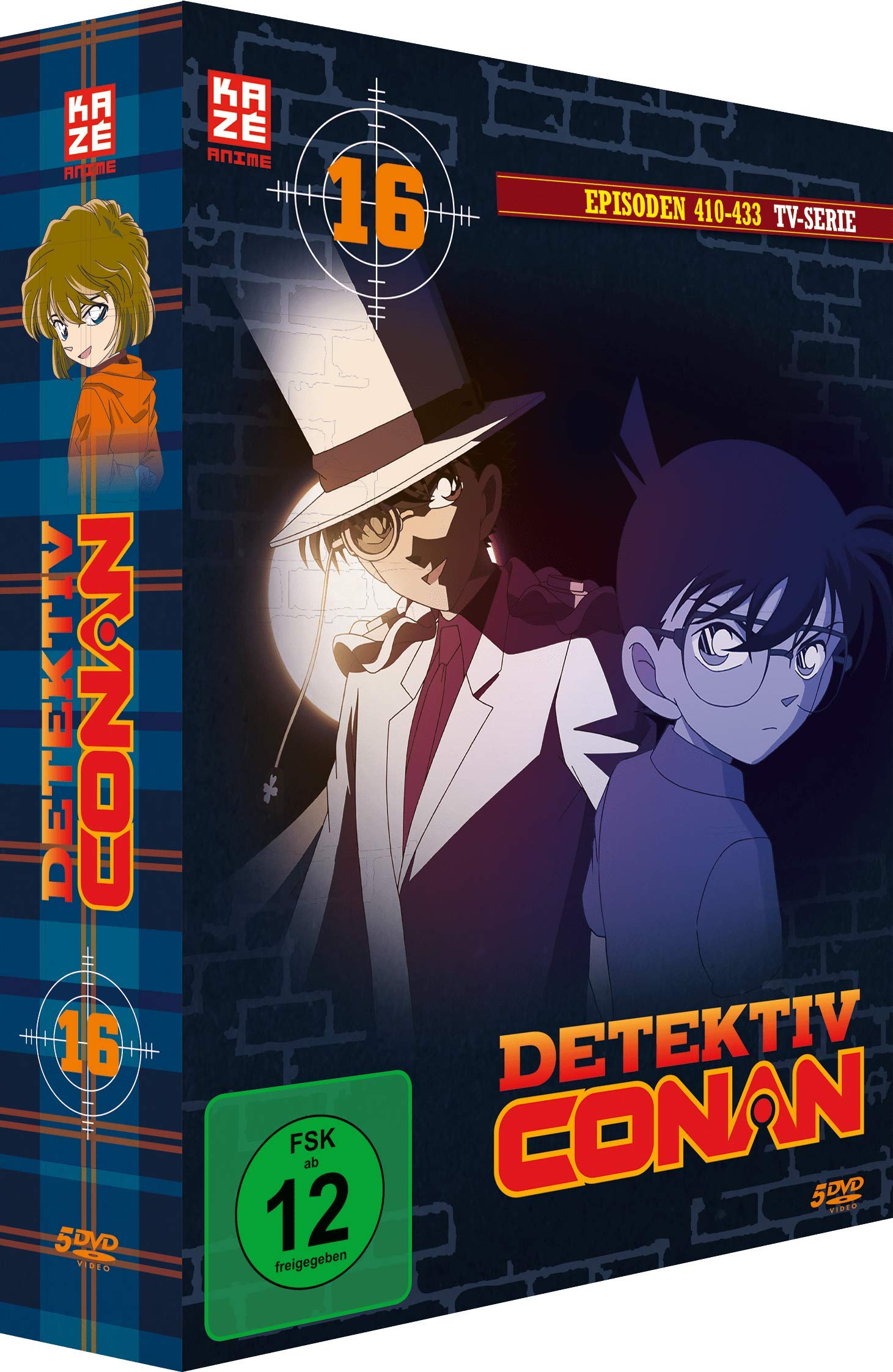 Detektiv Conan - TV-Serie - DVD-Box 16 (Episoden 409-433) (5 DVDs) Box sets
