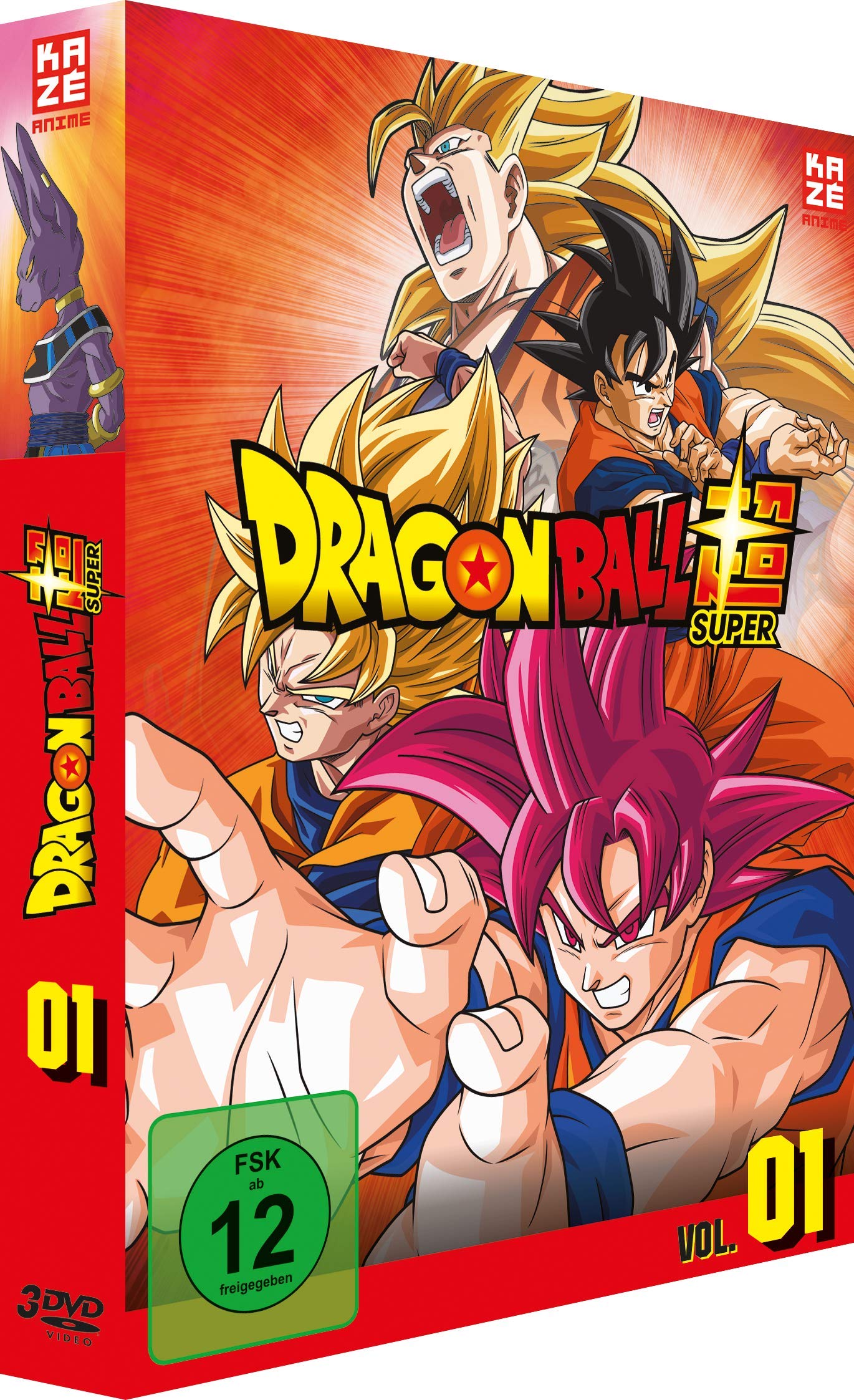 Dragonball Super - 1. Arc: Kampf der Götter - Episoden 1-15 (3 DVDs) Films