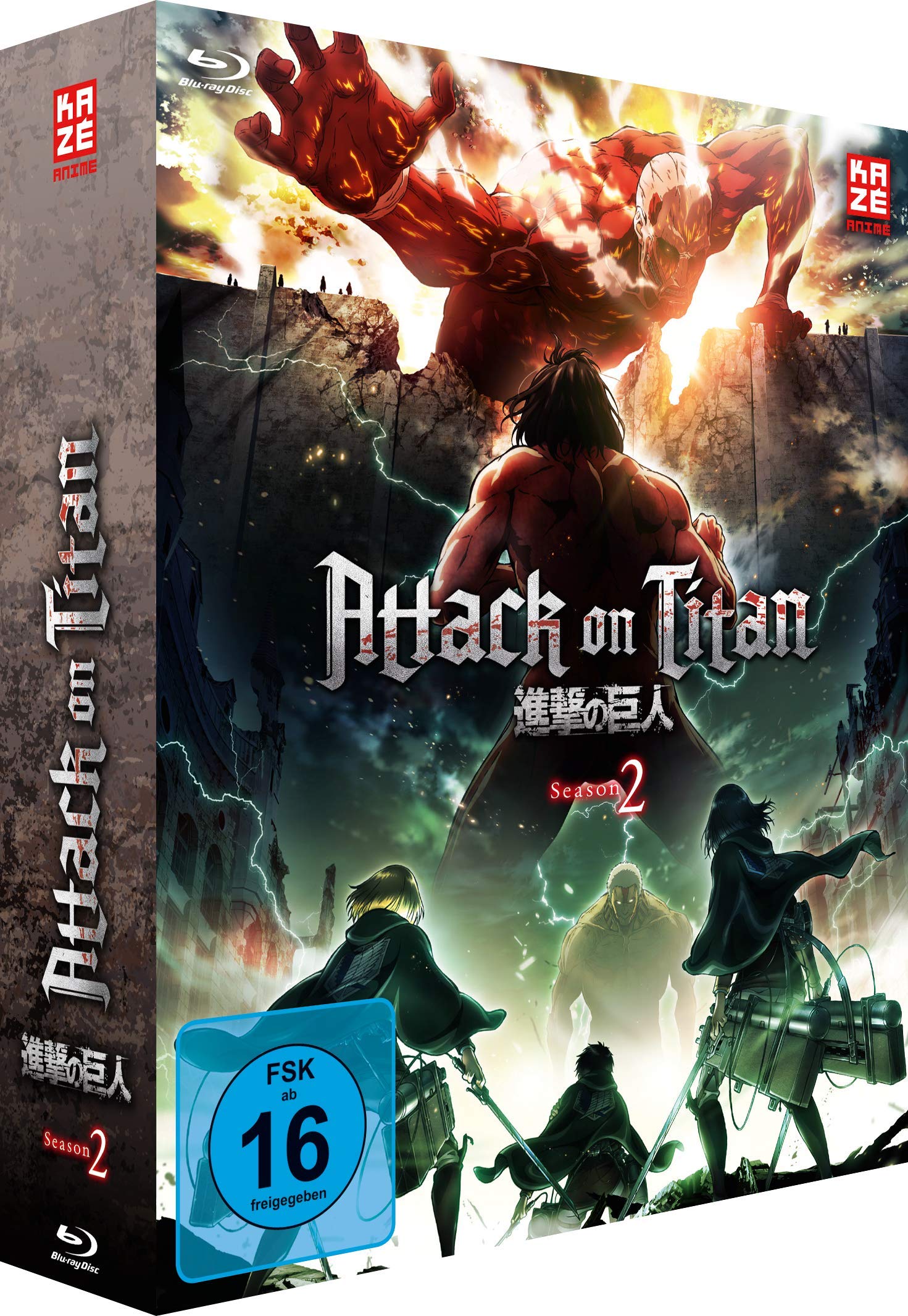 Attack on Titan - Staffel 2 - Vol. 1 - mit Sammelschuber Box sets