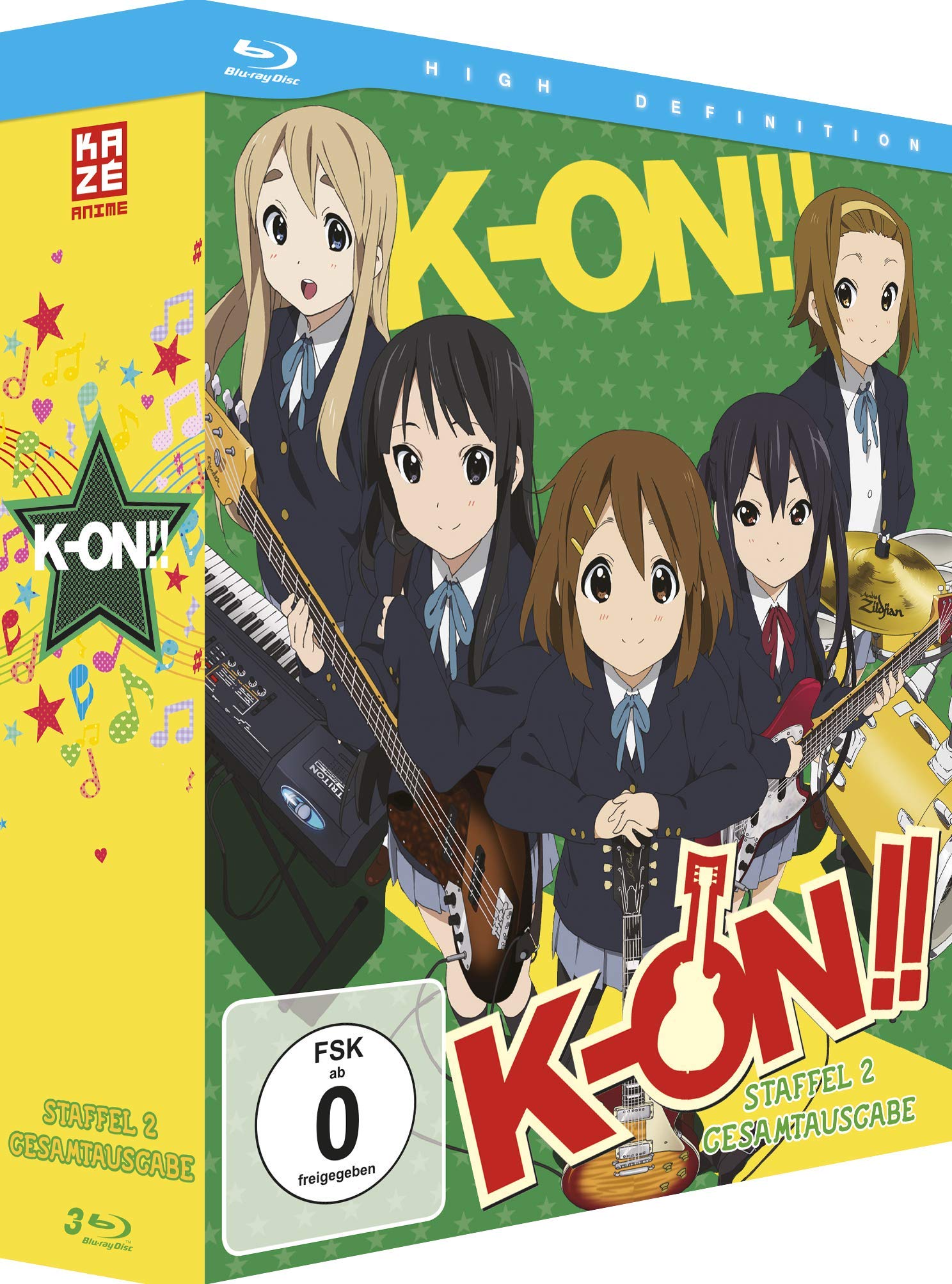 K-ON! - 2. Staffel - Gesamtausgabe (3 Blu-rays) Box sets