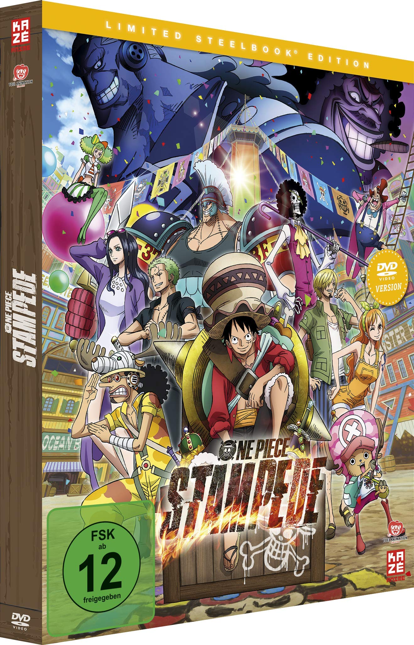One Piece: Stampede - Movie - DVD - Steelbook Movies
