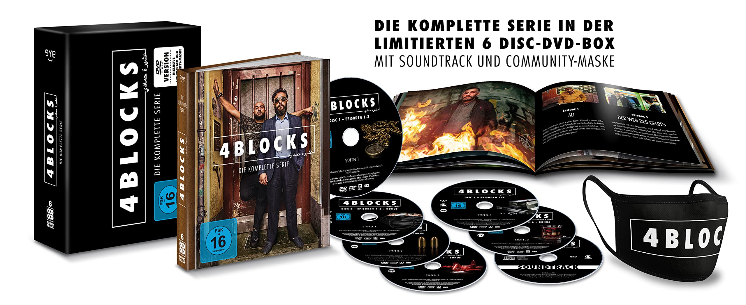 4 Blocks - Die komplette Serie - Staffel 1-3 - + Soundtrack CD & Community-Maske - Limited Collector's Edition Movies