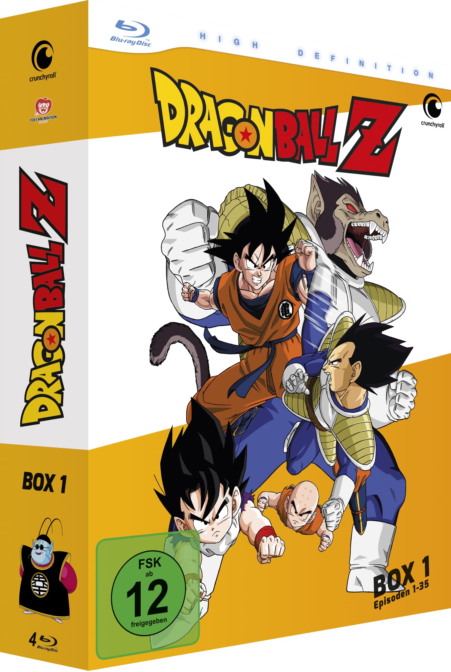 Dragonball Z - TV-Serie - Vol.1 (Episoden 1-35) (4 Blu-rays) Films